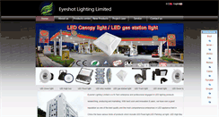 Desktop Screenshot of eyeshotlighting.com